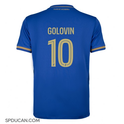 Muški Nogometni Dres AS Monaco Aleksandr Golovin #10 Gostujuci 2025-26 Kratak Rukav